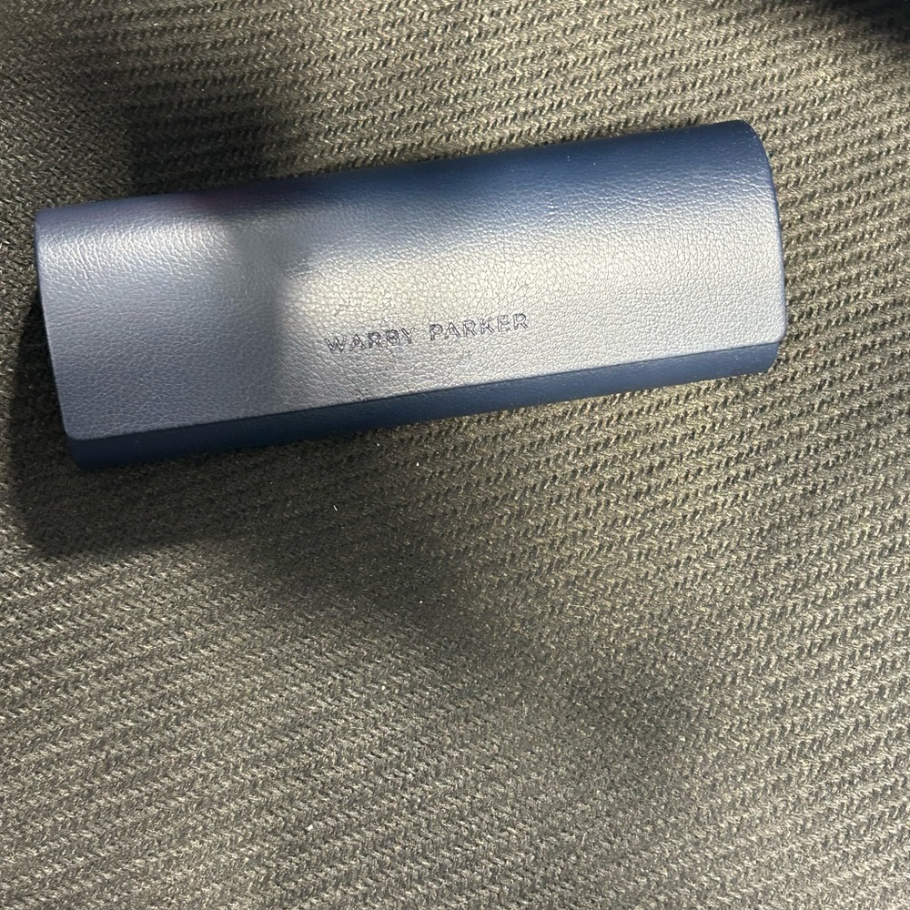 Warby Parker Blue Glasses Case